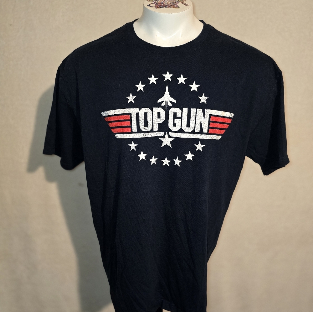 Top Gun T-Shirt Men's XXL Black